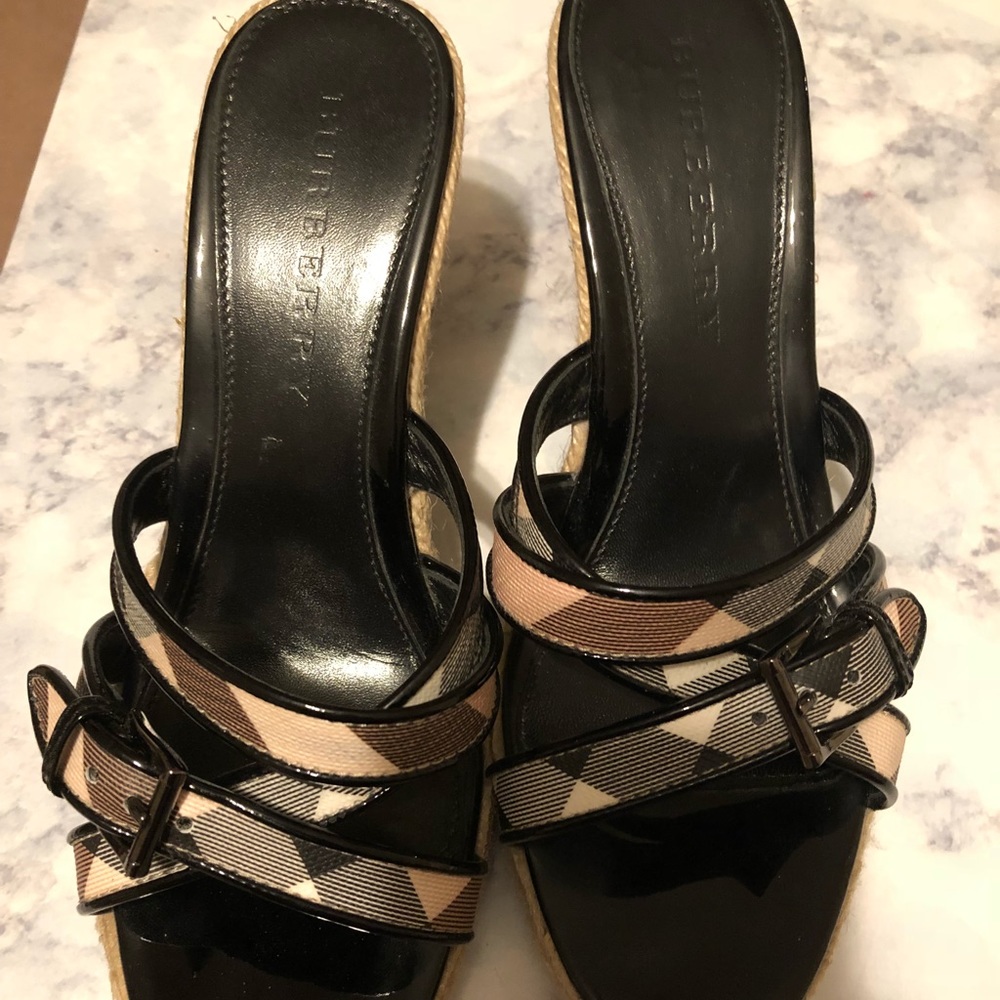 Authentic Burberry Wedges